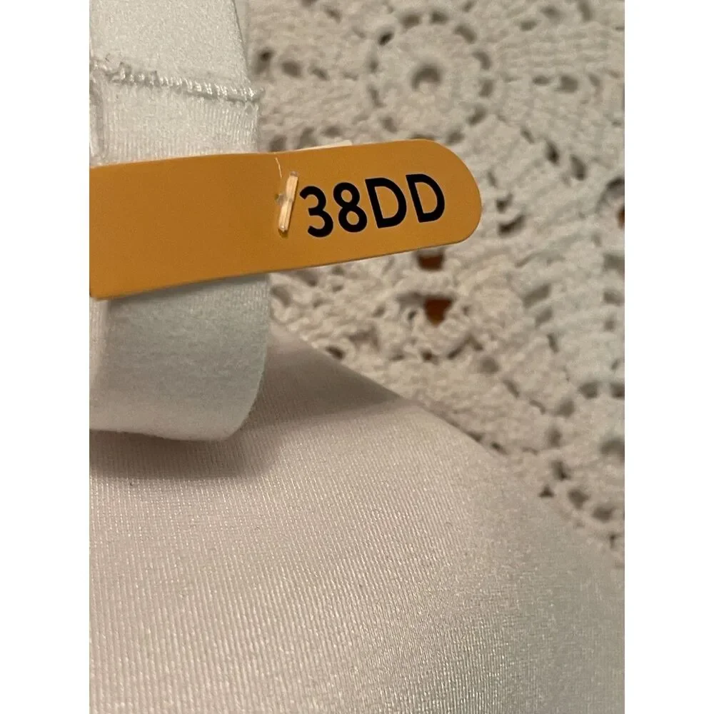 New Bali Comfort Revolution Soft Touch T-Shirt Underwire Bra 3468 White 38DD NWT - Picture 5 of 8